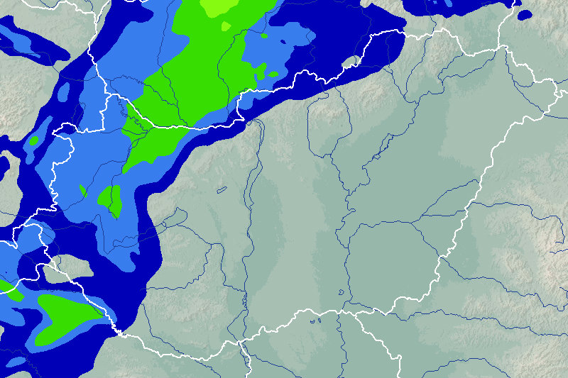 Eső jön vihar várható