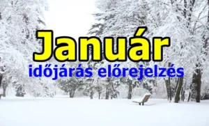 Dávid Naptár 2025 időjárás előrejelzése Januárra!