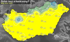 Fehér karácsony 2024-ben? Nem sok az esélye, mutatjuk: